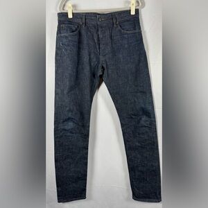 Todd Shelton Mens Denim Jeans Selvedge 34 Midhi Rise Slim Knee Ankle Preppy USA